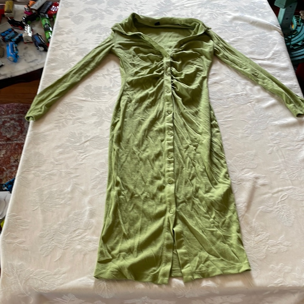 M button down dress